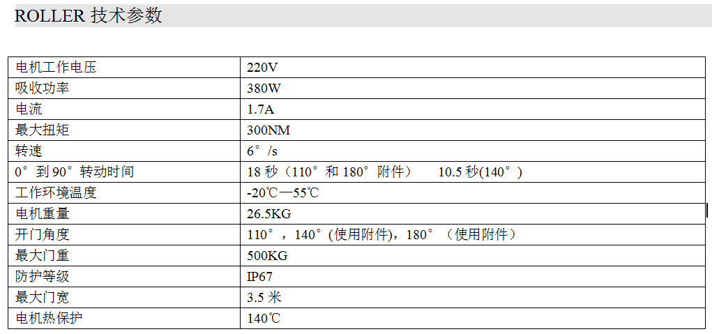 开门机